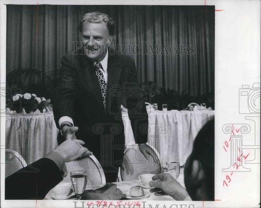 1971 Press Photo Billy Graham - cvp13083 - Historic Images