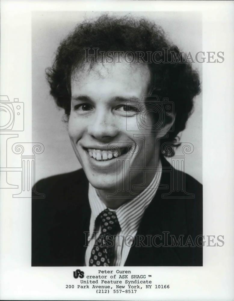 1992 Press Photo Peter Guren Creator of Ask Shagg - cvp17648 - Historic Images