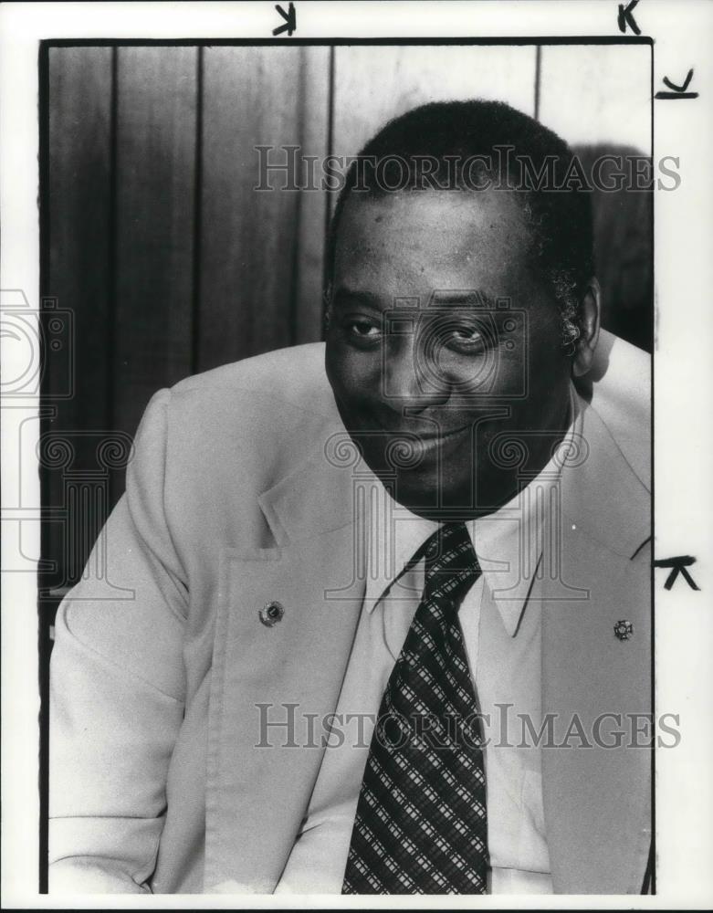 1983 Press Photo Otha Harris Lima NAACP President - cvp16978 - Historic Images