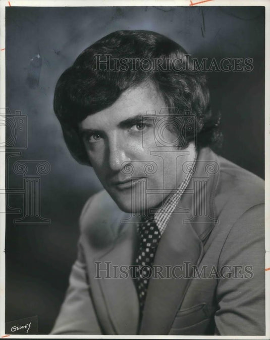 1974 Press Photo Dennis Goulden Crew Head for Montage WKYC-TV Show - cvp13449 - Historic Images