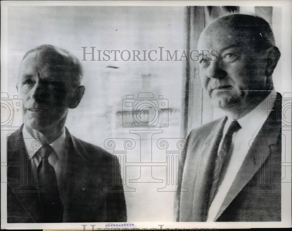 1963 Press Photo Lord Home Dean Rusk - nee92585 - Historic Images