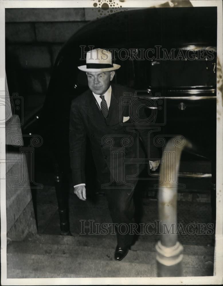 1937 Press Photo Secretary of War Harry Woodring at the Capitol - nee88686 - Historic Images