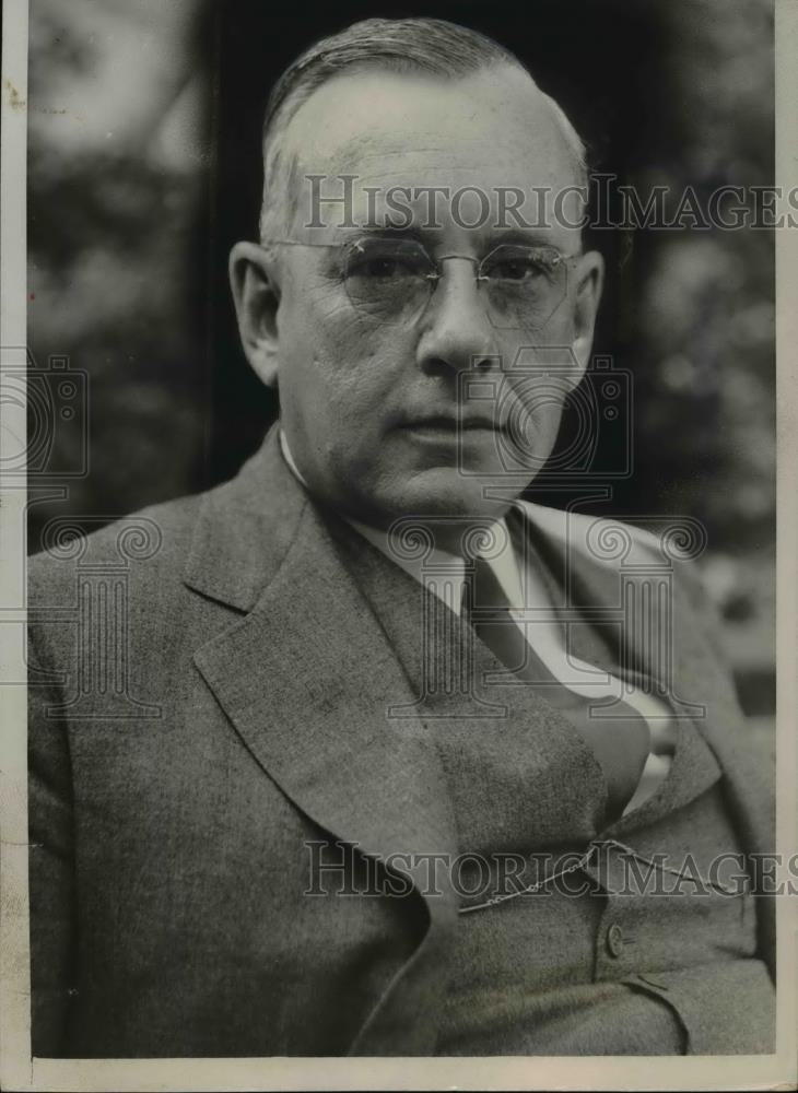 1936 Press Photo Gov Alf M Landon of Kansas remains leader in the race for - Historic Images