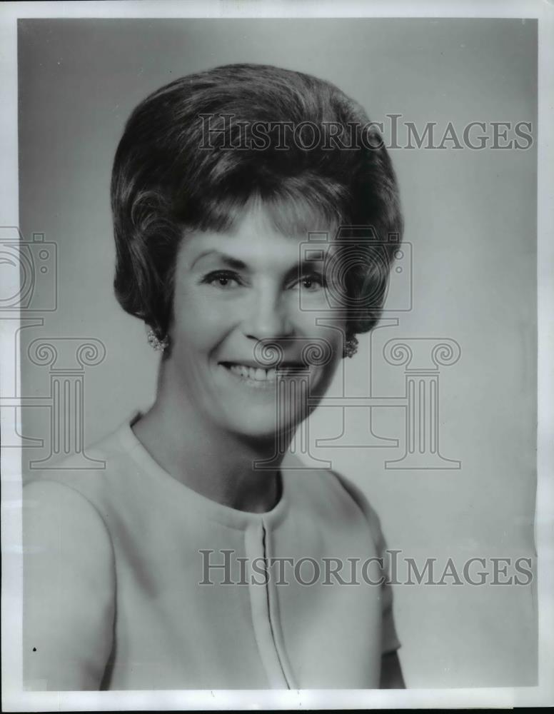 1968 Press Photo Patricia Hitt, Natl. Co-chairman Director Women&#39;s Division - Historic Images