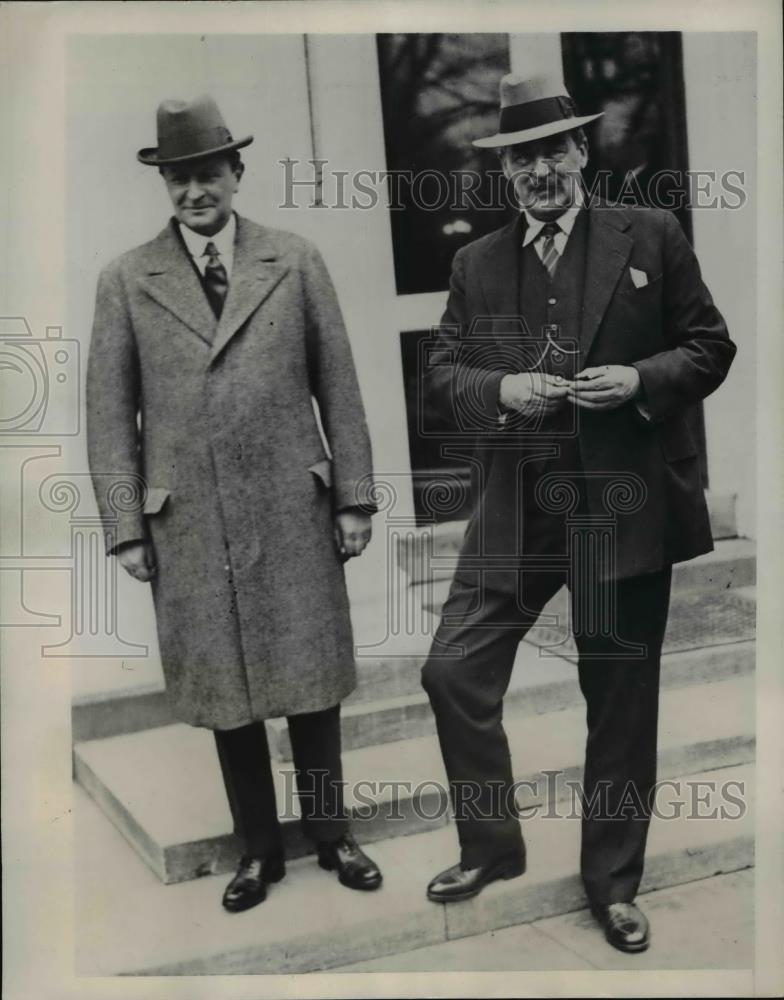 1939 Press Photo Marouess of Lothian, British Amb to U.S with Ronald Lindsay - Historic Images