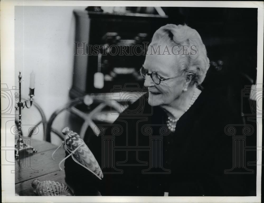 1967 Press Photo Lady Spencer Churchill widow of Sir Winston Churchill - Historic Images