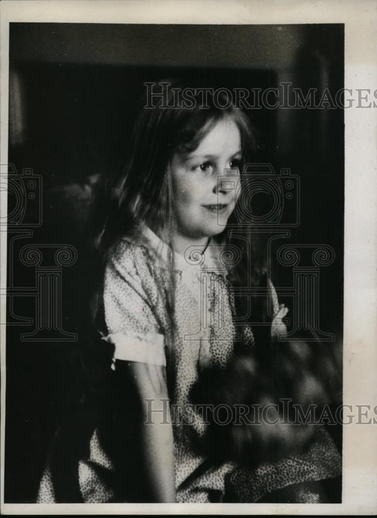 1933 Press Photo Sistie Dall granddaughter of President Roosevelt - nee88664 - Historic Images