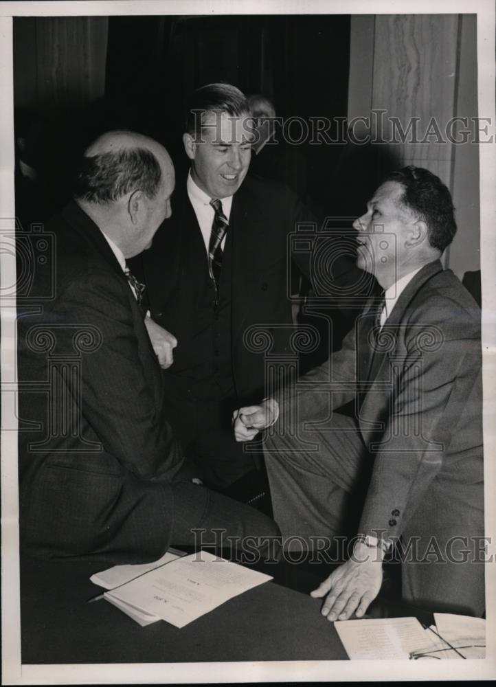 1939 Press Photo Senator Lynn Frazier of ND, Allen Ellender of Louisiana - Historic Images