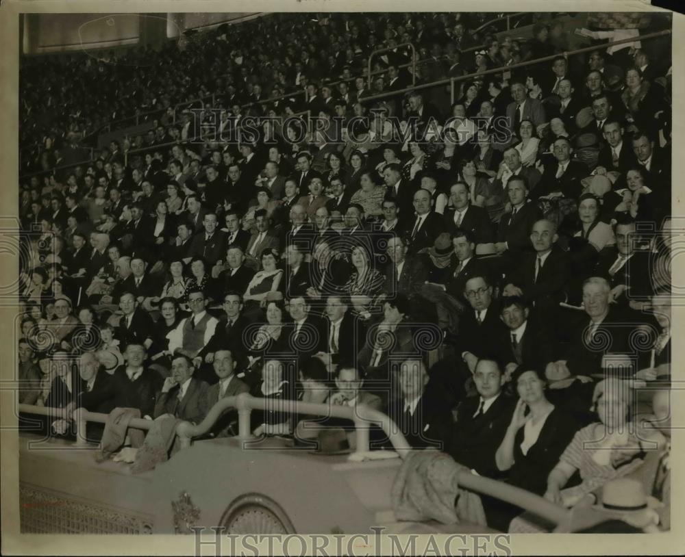 1932 Press Photo Press Election Port at Public Auditorium  - nee93439 - Historic Images