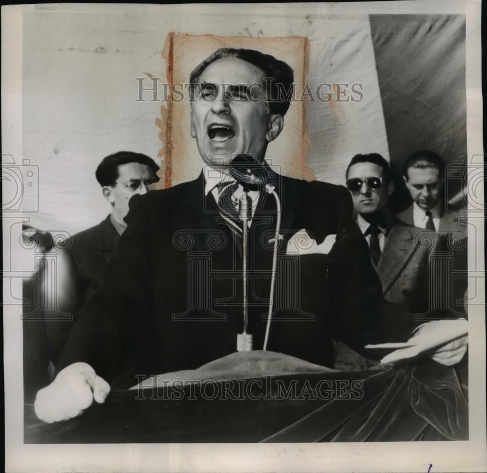 1948 Press Photo Luigi Longo Italy&#39;s No.2 Communist and Military Leader - Historic Images