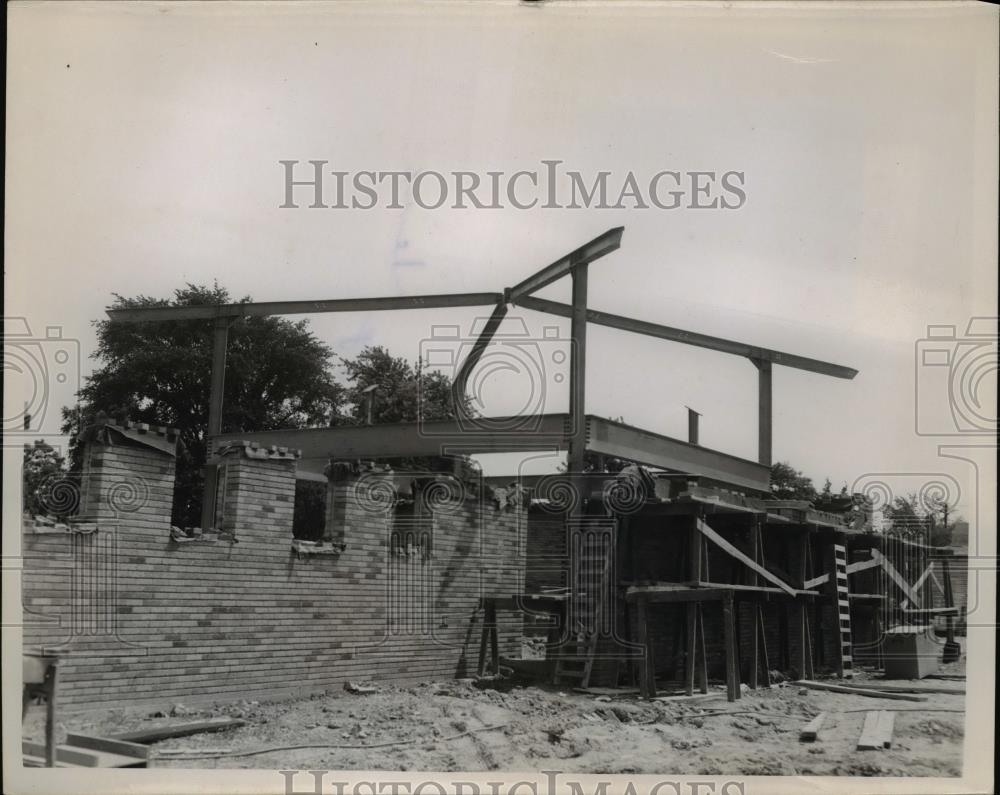 1955 Press Photo Euclid Avenue Temple - nee92427 - Historic Images