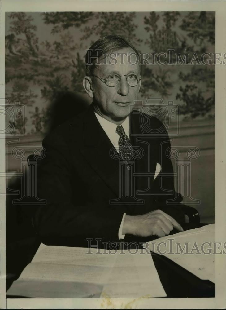 1934 Press Photo J. Spencer Wee National Horse Show Association, New President - Historic Images