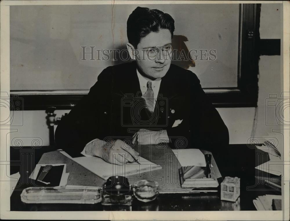 1931 Press Photo Philip Follette takes office as Wisconsin Governor - nee92227 - Historic Images