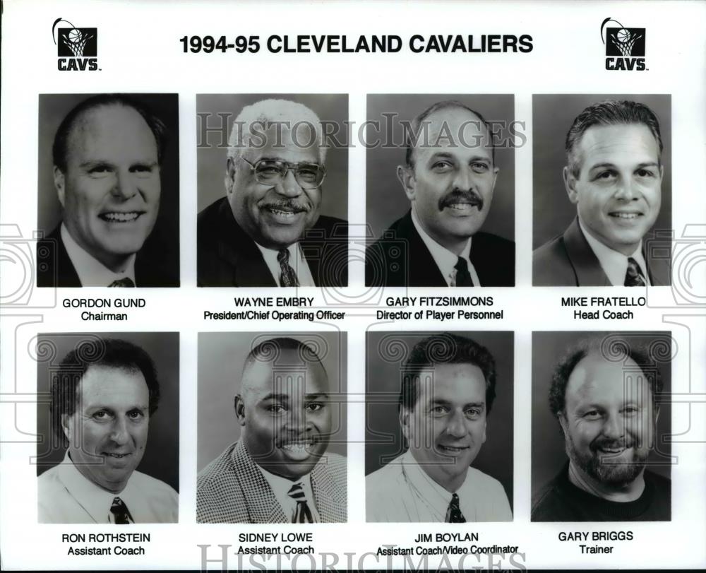 1994 Press Photo 1994-95 Cleveland Cavaliers - cvb57797 - Historic Images