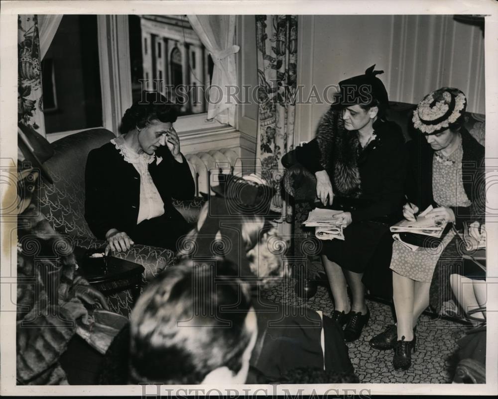 1940 Press Photo Mrs Frank Gannett wife of Presidential Candidate - nee94460 - Historic Images