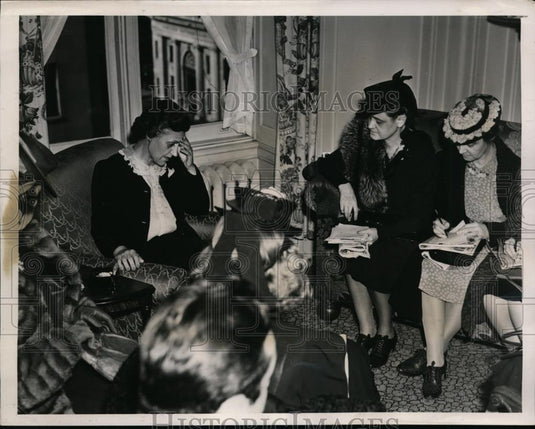 1940 Press Photo Mrs Frank Gannett wife of Presidential Candidate - nee94460 - Historic Images