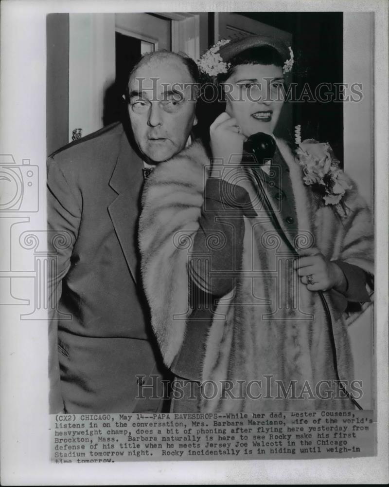 1953 Press Photo Mrs. Rocky Marciano - cvb58906 - Historic Images
