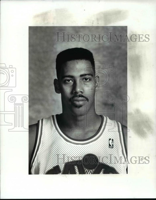 1987 Press Photo John Williams Cleveland Cavaliers - cvb64642 - Historic Images