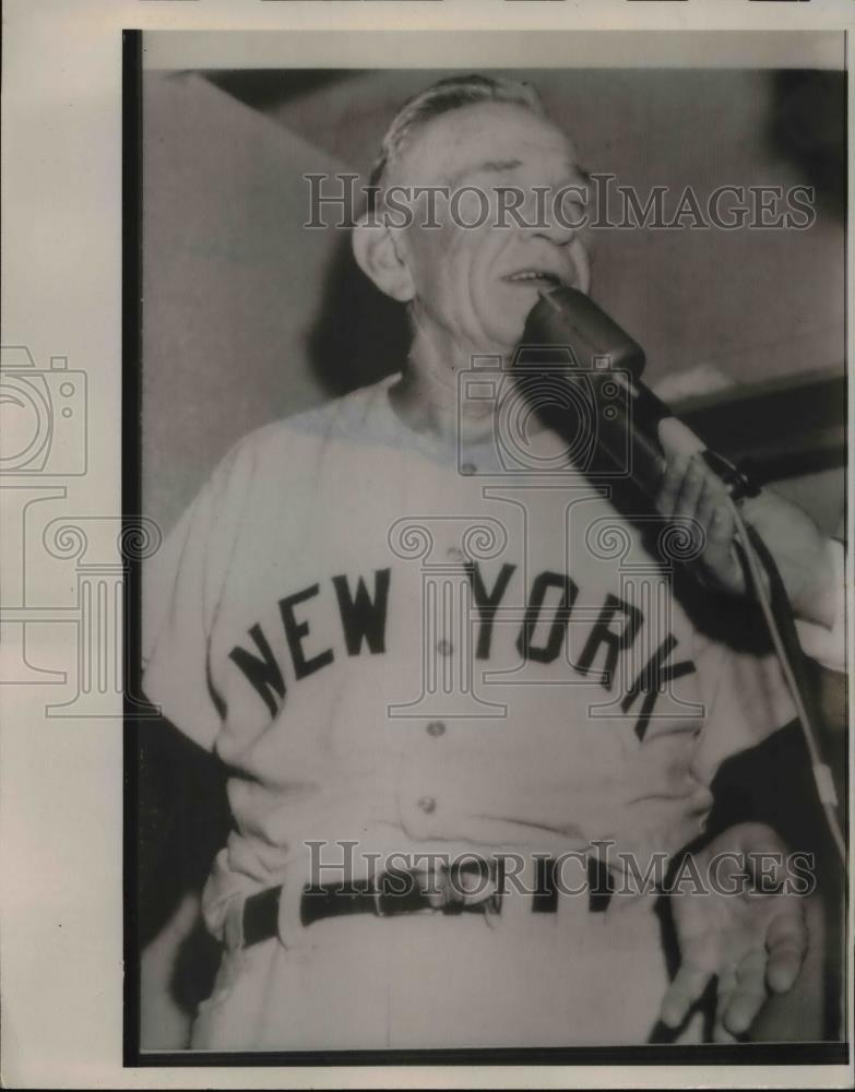 1958 Press Photo New York Yankees manager Casey Stengel - net05706 - Historic Images