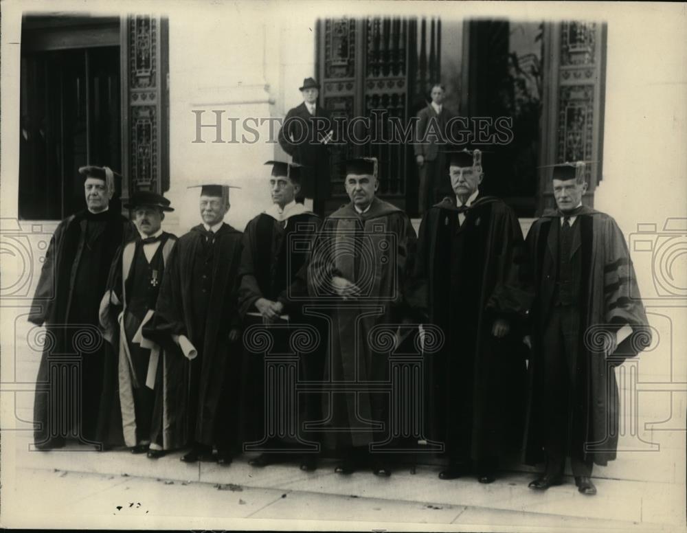 1923 Press Photo Heads Of Learning Attended Washington Installation - nee96919 - Historic Images