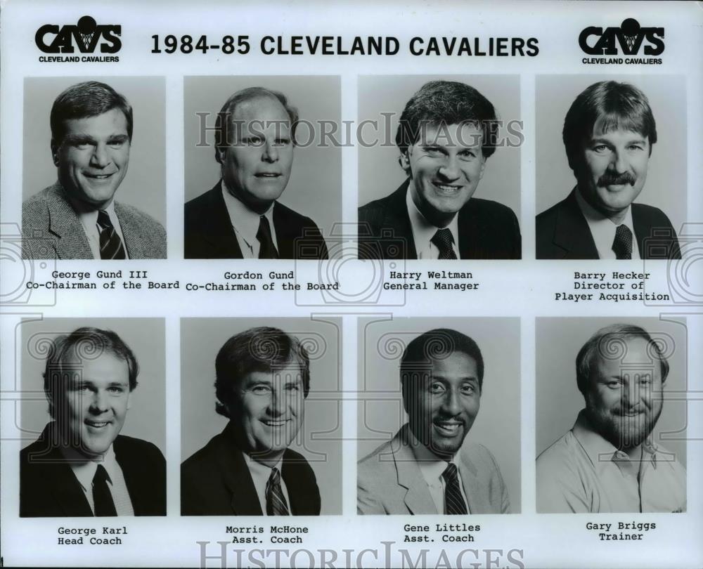Press Photo 1984-85 Cleveland Cavaliers - cvb64280 - Historic Images