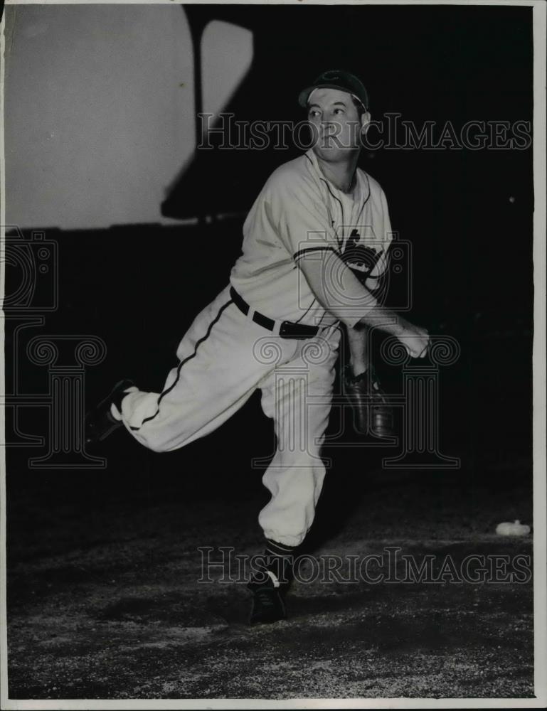 1949 Press Photo Cleveland Indians baseball player-Don Black - cvb58063 - Historic Images
