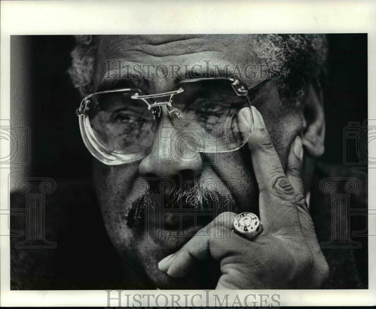 1987 Press Photo Wayne Embry Cavs GM - cvb64088 - Historic Images