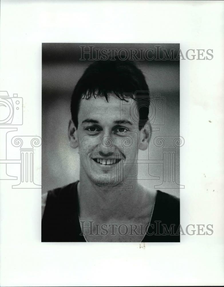1989 Press Photo Guard Craig Neal from Georgia Tech at the Cavs rooklie camp. - Historic Images