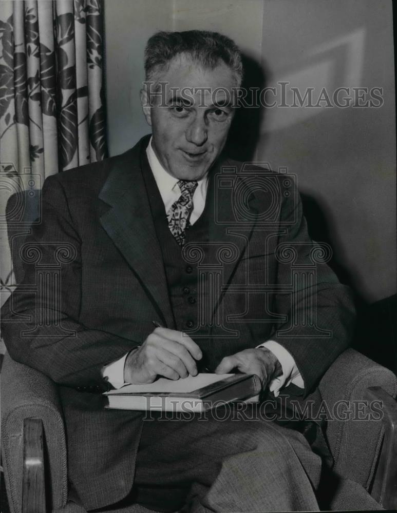 1951 Press Photo  Ford Frick, baseball&#39;s new commissioner - cvb58228 - Historic Images