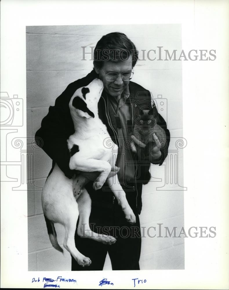 1990 Press Photo Spokane County Animal Control Officer Bob Franzen - spa24097 - Historic Images