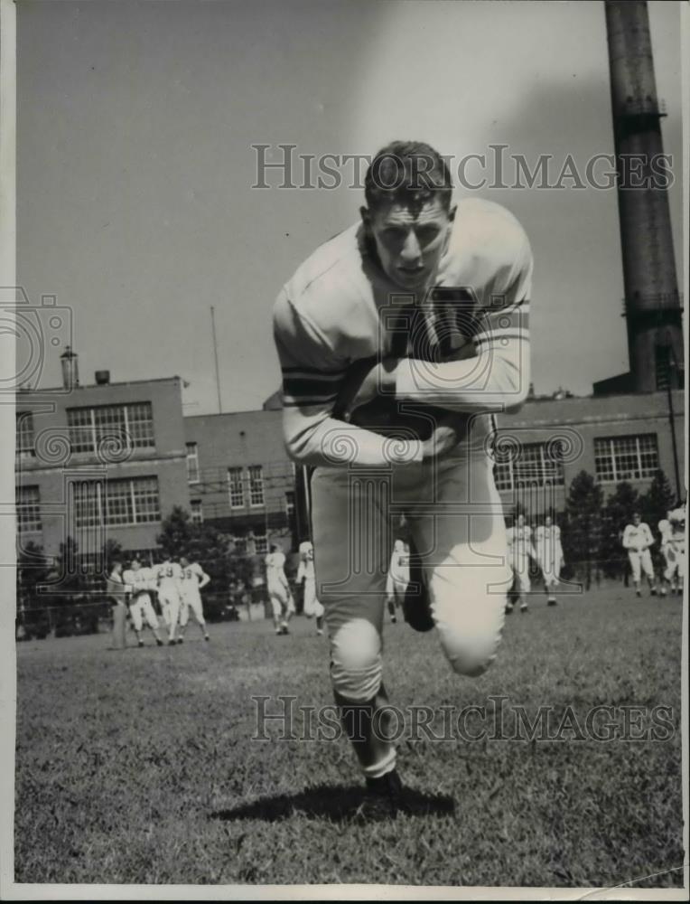 1949 Press Photo Ike Gauyard, Case Football - cvb64416 - Historic Images