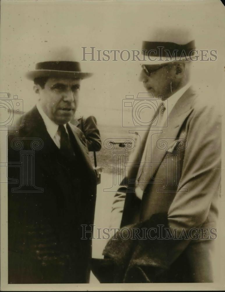 1938 Press Photo Sr.Lopez De Mesa and Dr. Carlo Concha - nee95429 - Historic Images