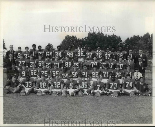 1971 Press Photo Alliance Aviators High Football - cvb57752 - Historic Images