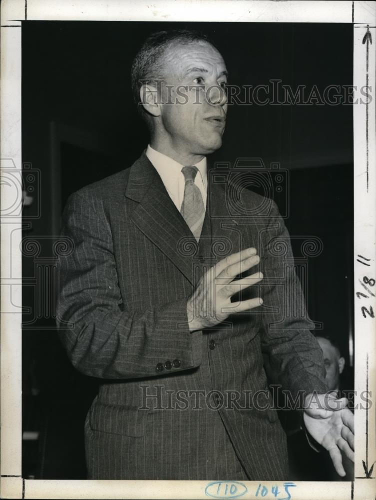 1941 Press Photo Robert Patterson, Undersecretary of War at Washington D.E - Historic Images