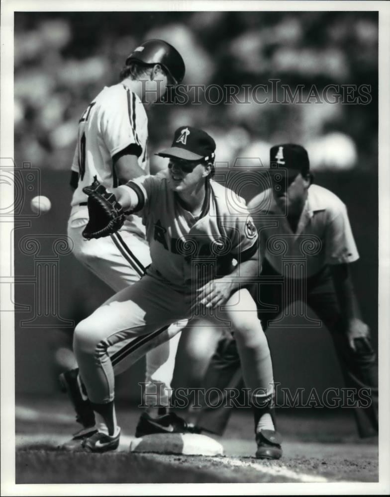 1991 Press Photo Mark Lewis-Indians baseball player - cvb58306 - Historic Images