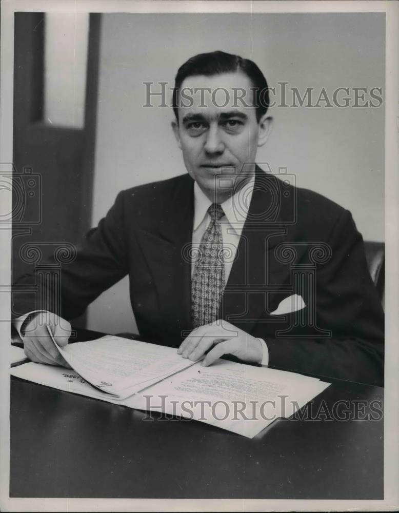 1956 Press Photo Portrait Of Earl Anderson - nee95785 - Historic Images