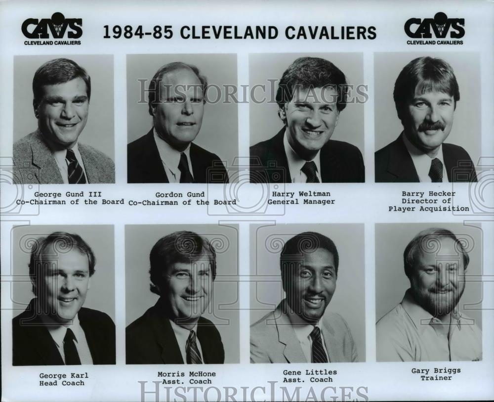 Press Photo 1984-85 Cleveland Cavaliers - cvb64284 - Historic Images