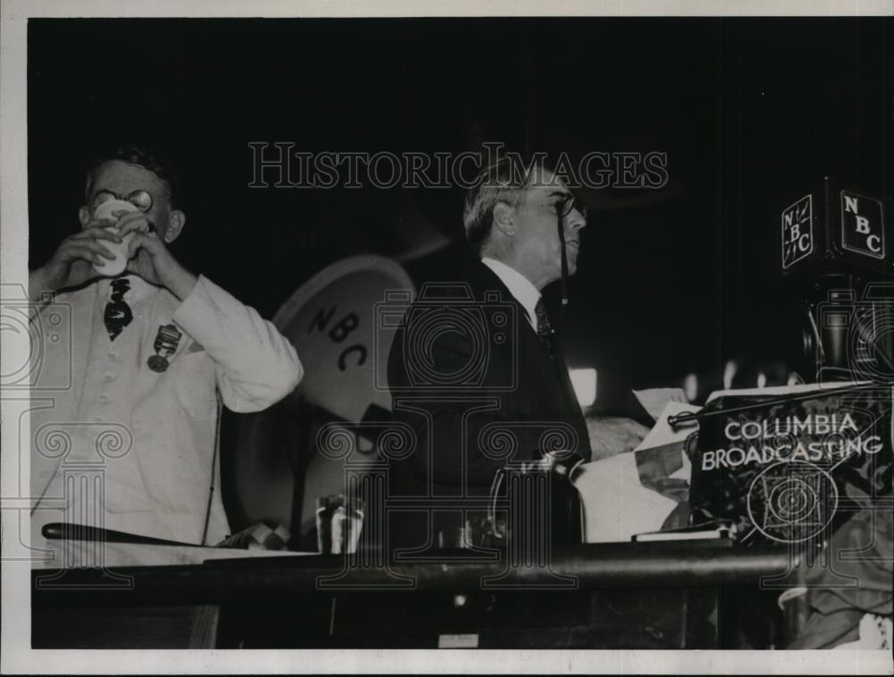 1932 Press Photo Bruce Kremer Speaking At The Democratic Convention - nef00350 - Historic Images