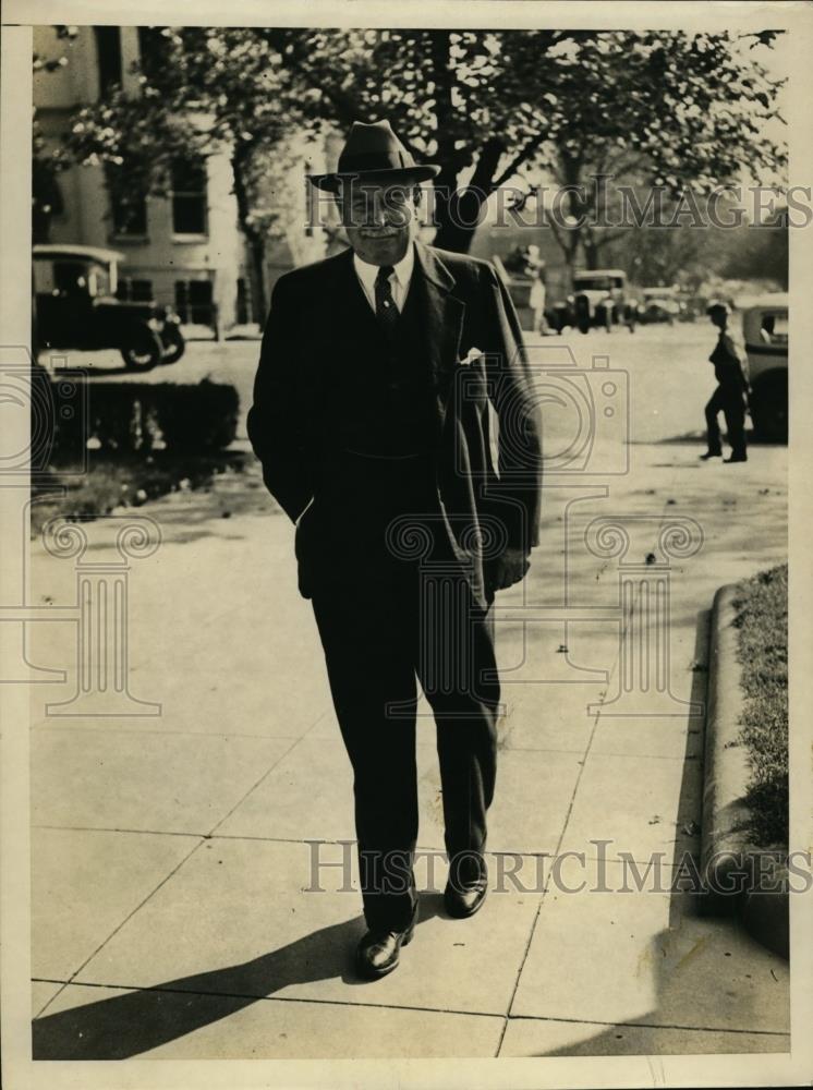 1931 Press Photo Former Sen Joseph Frelinghuysen leaves court after testifying - Historic Images