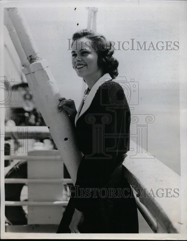 1939 Press Photo Katherine McReynolds daughter of Roosevelt Assistant - Historic Images