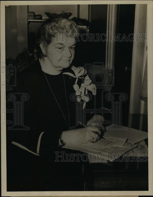 1944 Press Photo LaFell Dickinson, Head Of General Federation of Women's Club - Historic Images