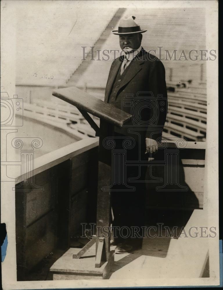 1928 Press Photo Republican Presidential Candidate Herbert Hoover - nee94369 - Historic Images