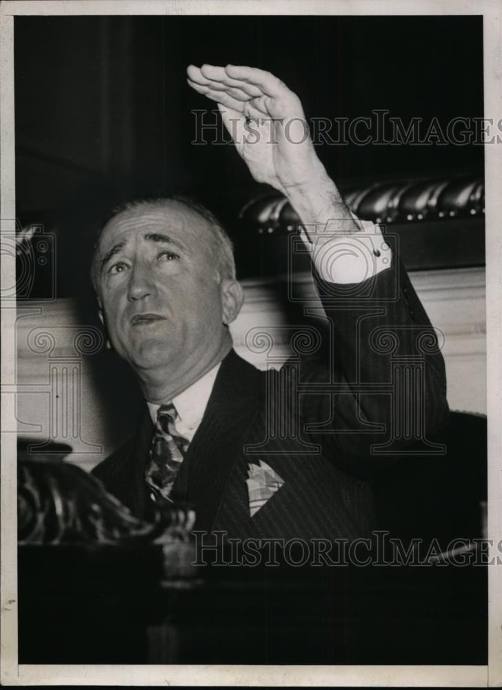 1939 Press Photo Sen James Byrnes Chairman of Senate Unemployment Committee - Historic Images