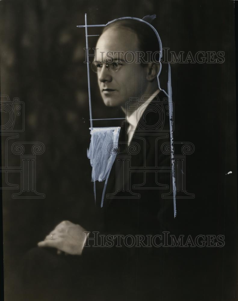 1929 Press Photo Composer Deems Taylor - nef01419 - Historic Images