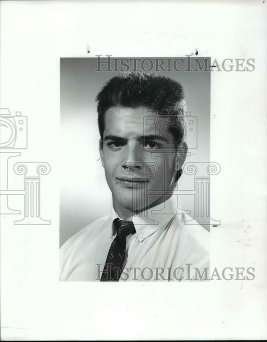Press Photo Brian DiLiberto Eastlake North Football - cvb63809 - Historic Images