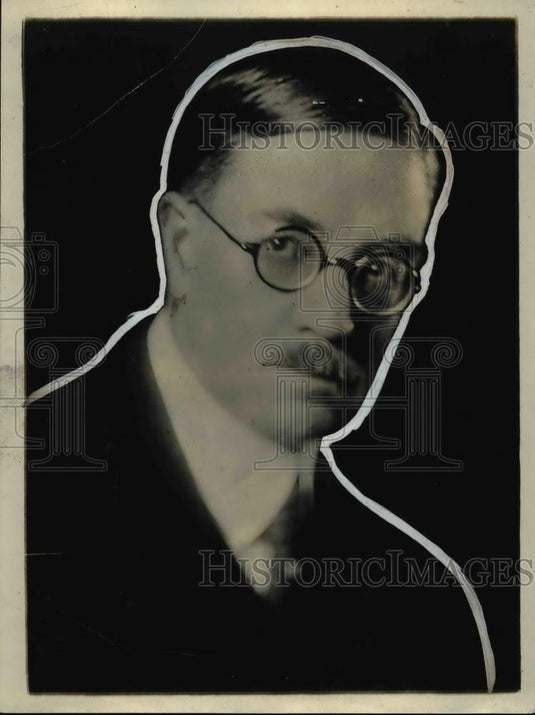 1923 Press Photo Henry Churchill King President Oberlin College Oberlin OH - Historic Images
