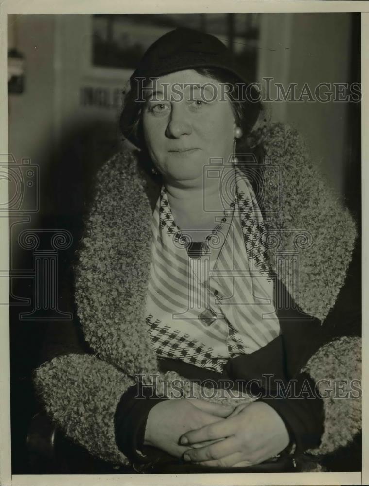 1933 Press Photo Mrs.Marie Johnson awarded $1867 suit against E.L.Doheny - Historic Images