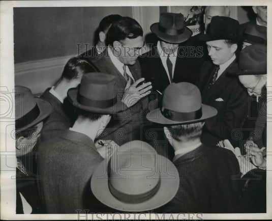1945 Press Photo Rep.Hamilton Fish accused Gov.Dewey of Hypocrisy - nee96146 - Historic Images