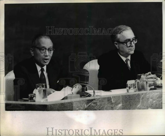 1970 Press Photo U.N. Secretary General U Thant Addressing General Assembly - Historic Images