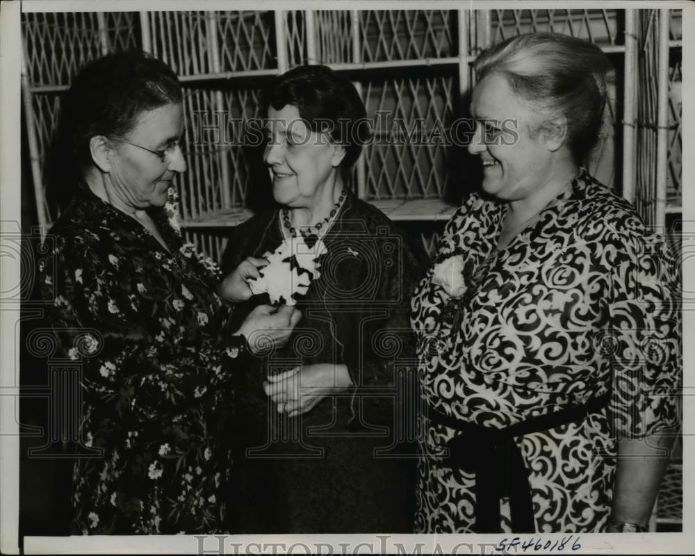 1937 Press Photo Louise Taft Ida Wise Smith &amp; Mrs D Leigh Colvin - nef01829 - Historic Images